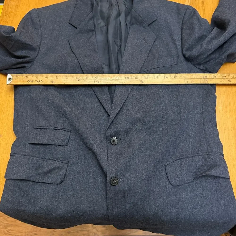Vintage Burberrys x Loden-Frey Navy Wool Blazer 40S / EU 25 Ticket Pocket Jacket